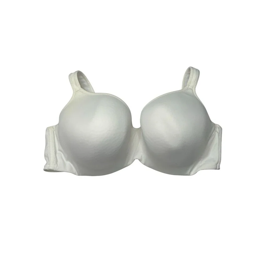 Cacique White Smooth Molded lined Bra 42DDD 42F